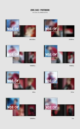 Miniatura 2 de STRAY KIDS NOEASY 2nd Album JEWEL CASE [ SEUNGMIN ] VER. 1ea CD+20p Photo Book+1ea Photo Card+1ea Sticker+1ea Pre-Order Item+1 STORE GIFT CARD