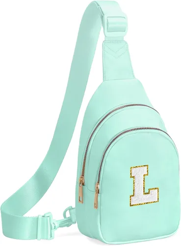 Miniatura 12 de Regalos de cumpleaños Viverte para niñas de 7, 8, 9, 10, 11, 12, 13 años, pequeño bolso cruzado de hombro con inicial, bolso cruzado de hombro