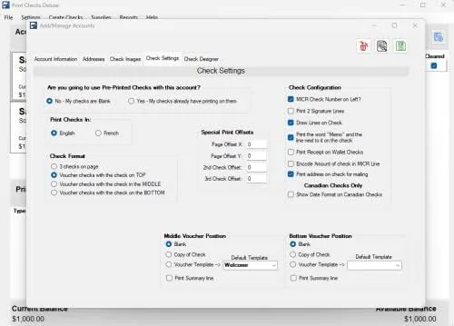 Miniatura 3 de Print Checks Deluxe - Business Class Check Printing Software for Windows 10/11