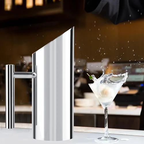 Miniatura 2 de Jarra de acero inoxidable con protector de hielo jarra de bebida fría para hotel casero (1.5L)