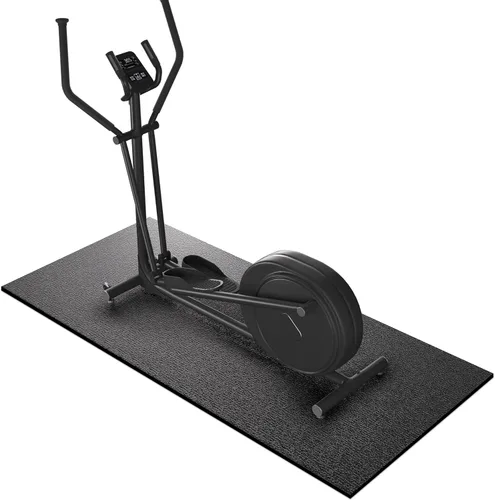 Miniatura 11 de Tapete para caminadora, 7'x3'/6'x3'/6'x2.5'/5.6'x2'/4'x2', 6mm de grosor, alfombrilla de equipo de ejercicio para gimnasio para piso de madera