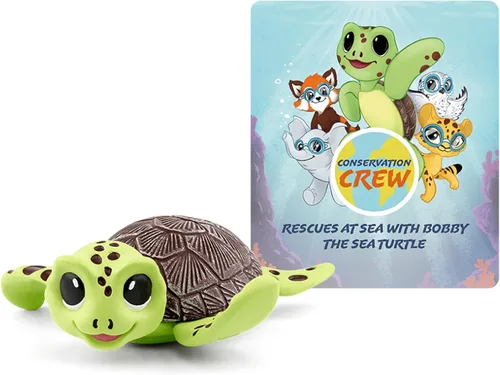 Tonies Bobby The Sea Turtle - Figura de juguete de audio de Conservation Crew