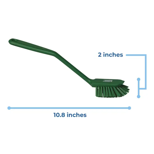 Miniatura 4 de Vikan 42372 Cepillo, plato, raspar borde, mediano, 11 ", PP/PBT, verde