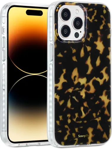 Miniatura 36 de SCORPIFY Funda para iPhone 13 con diseño floral de Nemophila azul, bonita funda transparente para teléfono con flores para mujeres y niñas