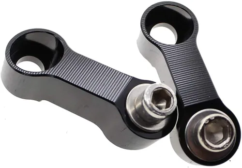 Miniatura 5 de 0.315 in X 0.049 in paso derecha+izquierda roscado motocicleta bicicleta cruceros scooters montaje espejo elevador adaptador adaptador aluminio Moto