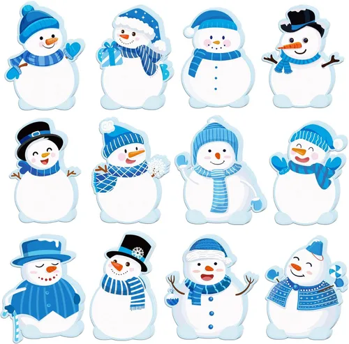 Miniatura 11 de 12 estilos, 240 páginas, notas adhesivas de Navidad, bloc de notas, muñeco de nieve, autoadhesivo, bloc de notas para Navidad, vacaciones, hogar