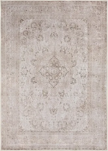 Miniatura 24 de Hauteloom Laureldale Alfombra de Área de Estilo Oriental Tradicional Desgastada y Desteñida para Sala de Estar - Estilo Granja de Medallón Vintage