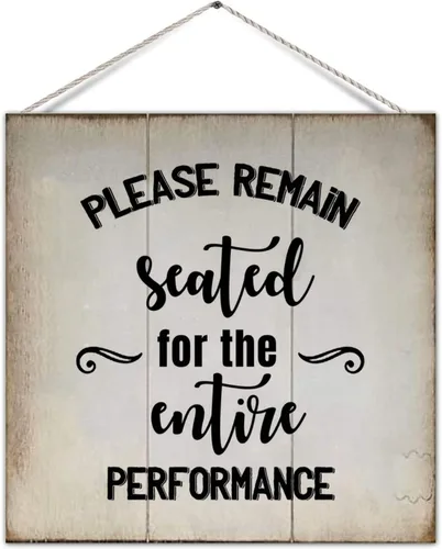 Miniatura 13 de Funny Bathroom Pallet Sign Plaque Wash Up Butter Cup Rural Wood Family Sign Board Country Bathroom Wall Hanging Decor for Toilet Restroom Bathroom