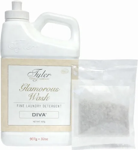 Miniatura 10 de Tyler Candle Wash Diva - Detergente para ropa de 16 onzas líquidas con bolsa para secadora, tapa a prueba de derrames para tirar y verter