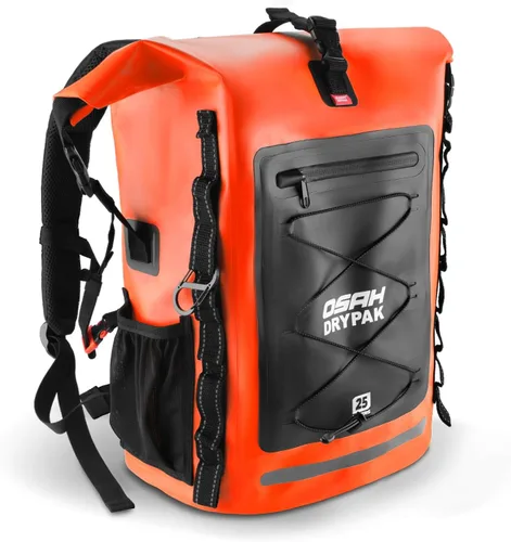 Miniatura 24 de OSAH DRYPAK Mochila impermeable Bolsa seca – Mochila de senderismo enrollable para viajes, kayak, canotaje, camping y pesca, Gris, Ocio