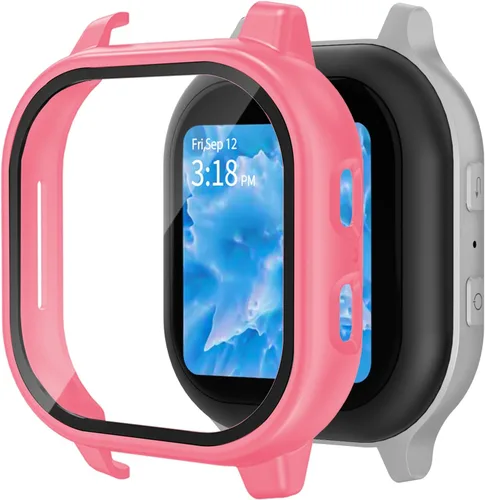 Miniatura 10 de Paquete de 3 fundas protectoras compatibles con Gabb Watch 3/3e - Cubierta rígida de policarbonato con protector de pantalla de vidrio templado
