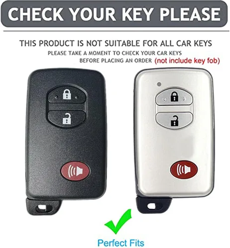Miniatura 2 de para llavero Toyota Estructura de control remoto Compatible con Toyota Camry Avalon Corolla Highlander Prius RAV4 Venza Smart Key