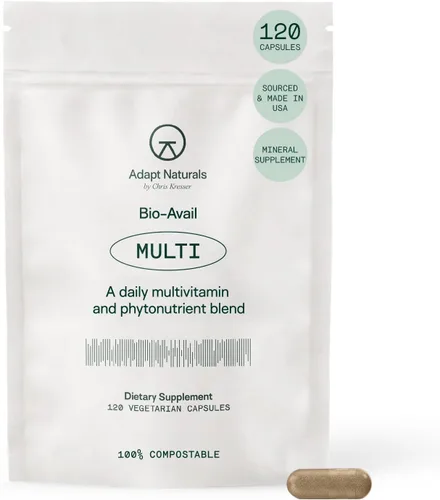 Adapt Naturals Multivitamínico para mujeres y hombres, suplemento diario biodisponible fácil de absorber con biotina, niacina, vitamina A, B, C, D,