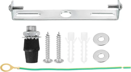 Miniatura 8 de MECCANIXITY Placa de luz de techo 3.150x0.709x0.630 in Soporte de montaje para lámpara de oficina en casa, 1 juego