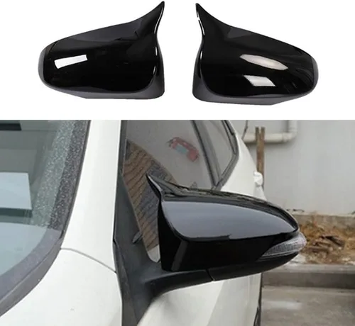 Estilo de Coche ABS Puerta Cuerno de Buey Espejo Retrovisor Carcasa Cubierta Tapas Moldura Accesorios de Decoración Exterior Para Toyota Corolla