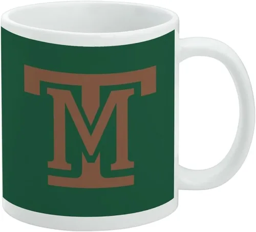 Miniatura 401 de Taza de cerámica con logotipo principal de Marshall, tazas originales para regalo para café, té y bebidas calientes, 11 oz, blanca
