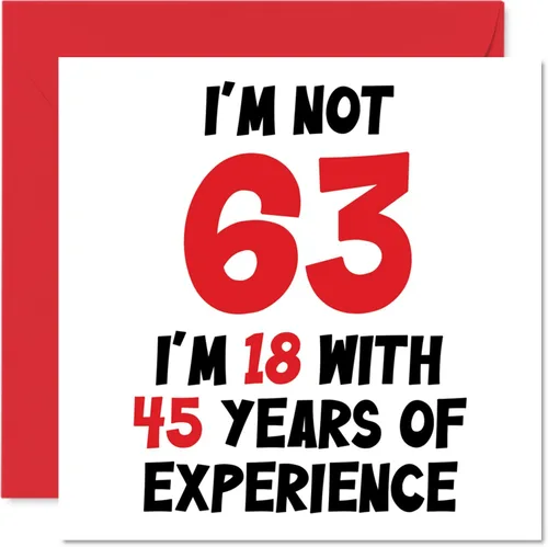 Miniatura 36 de Tarjeta de cumpleaños número 100 para mujeres y hombres, no 100, soy 18 con 82 años de experiencia, divertida tarjeta de felicitación de feliz