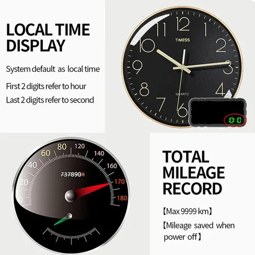 Miniatura 5 de Pantalla HUD para automóvil, velocímetro GPS universal con advertencia de sobrevelocidad, alarma de conducción de fatiga, ojos de pantalla digital