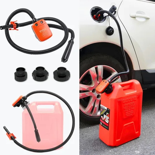 Miniatura 2 de SEAFLO Bomba Automática de Transferencia de Combustible, Flujo de 2.4 GPM, Sensor de Parada Automática, Manguera de Descarga Larga, Bomba Portátil