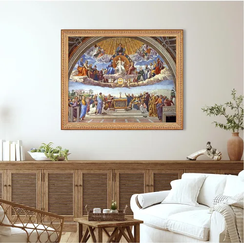 Miniatura 609 de A&T ARTWORK Campo de trigo con cipreses de Van Gogh Las reproducciones de arte clásico mundial, impresiones en lienzo giclée para decoración