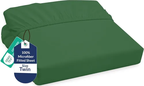 Miniatura 87 de Royale Linens Sábana Bajera King - Microfibra Cepillada Ultra Suave 1800 - Sábanas Inferiores de Lujo Hotelero - Sin Arrugas y Resistente a la Rosa