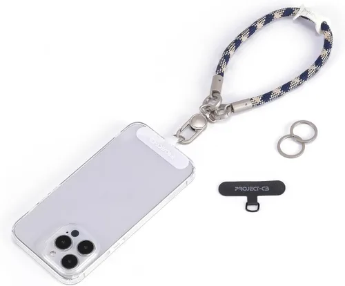 Miniatura 9 de 1 correa de muñeca para teléfono, 2 correas para teléfono, correa de muñeca para teléfono, llavero, llavero (negro)