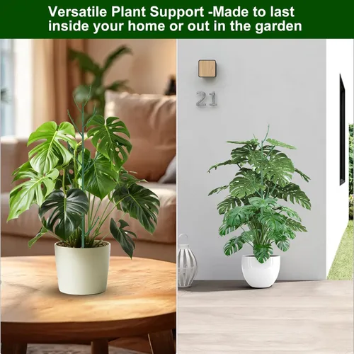 Miniatura 6 de Paquete de 5 estacas de soporte apilables para plantas Monstera para plantas de interior y exterior, accesorios de jardín para plantas trepadoras