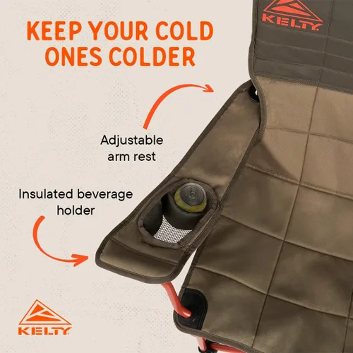Miniatura 5 de Kelty, Silla baja, cuerda elástica/Beluga, talla única