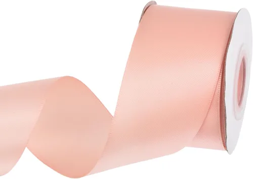 Miniatura 172 de MECCANIXITY Cinta de satén de 3/8 pulgadas de 50 yardas, de grogrén, de seda sólida, fina para ramo de boda, para regalo del día de San Valentín