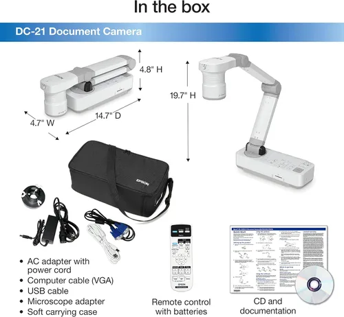 Miniatura 5 de Epson Cámara de documentos de alta definición DC-21