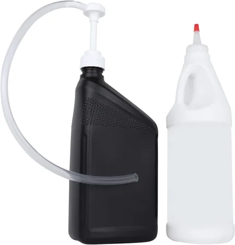 Miniatura 3 de ZEELINE BY MILTON Bomba manual para botellas de cuarto de galón, cuello de 1.102 in, con adaptador de rosca marina, uso con líquidos diferenciales