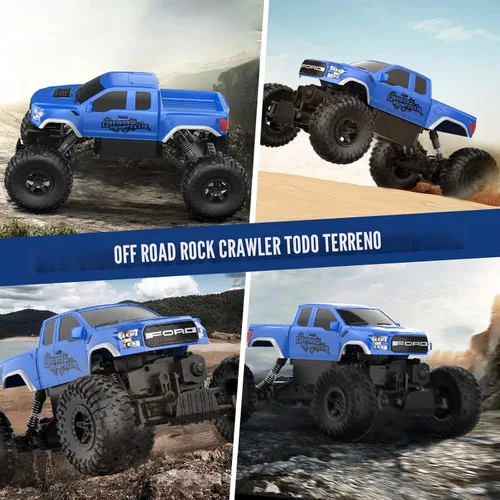 Miniatura 3 de DOUBLE E Ford Raptor F150 Coche de Control Remoto 4WD Camiones Monstruo para Niños, Vehículo Crawler Todo Terreno de 11 Pulgadas Coche de Juguete RC