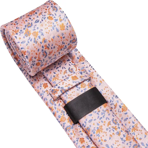 Miniatura 64 de Dubulle Corbata tejida de cachemira para hombre y gemelos de pañuelo para hombre, conjunto de gemelos para boda formal y negocios