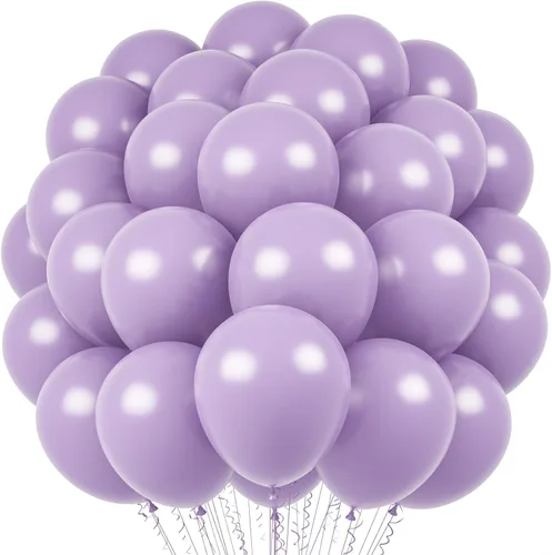 Miniatura 76 de Voircoloria - Globos azul bebé claro, paquete de 66 globos de 12 pulgadas de látex para fiestas para niños y niñas, para cumpleaños, baby shower, 16