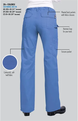 Miniatura 7 de Koi - Pantalón médico cargo Lindsey resistente para mujer