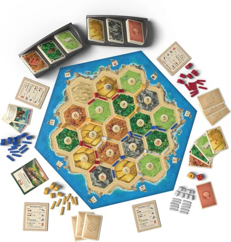 Miniatura 3 de Catan - Juego de mesa (6ª edición) Intercambia, construye y establece en el clásico juego de estrategia para familia, niños y adultos, a partir