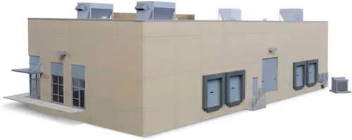 Miniatura 3 de Walthers Cornerstone Pequeño Centro de Negocios 933-4132 HO Escala Modelo Ferrocarril - Kit de Estructura
