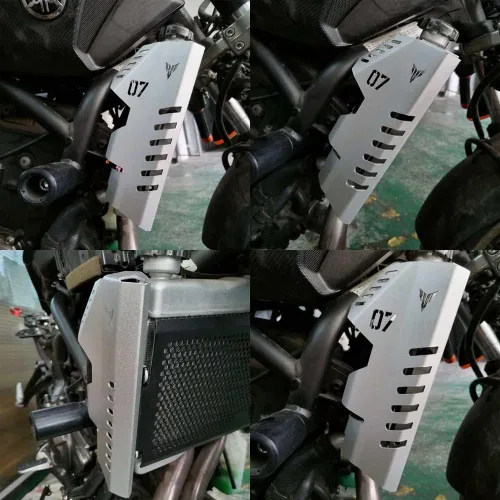 Miniatura 7 de Motocicleta Frente Radiador Rejilla Lateral Cubierta Protector de Parrilla Protector Protector Para Yamaha MT07 MT-07 FZ07 FZ-07 2013 2014 2015 2016