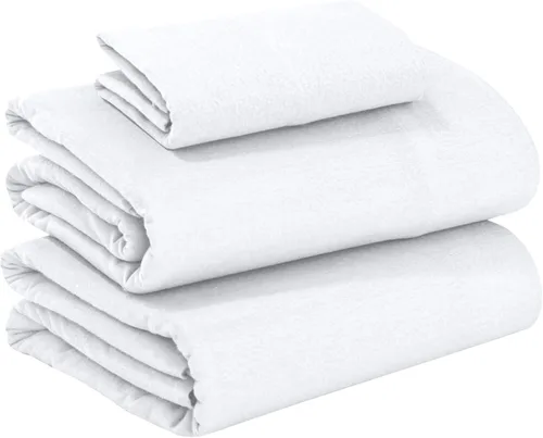 Miniatura 25 de RUVANTI Juego de sábanas de franela 100% algodón tamaño matrimonial - 4 piezas, cálidas, suaves y transpirables, con bolsillo profundo, ropa de cama