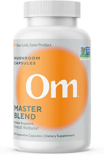 Miniatura 8 de Om Mushroom Superfood Master Blend - Suplemento de cápsulas de hongos, 160 unidades, 40 porciones, complejo de 10 hongos, melena de leones, chaga