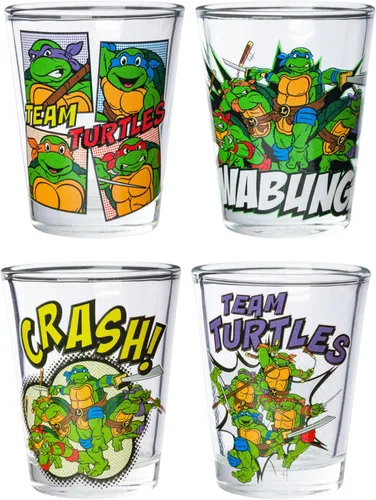 Miniatura 18 de Silver Buffalo Care Bears on Clouds con Funshine, Tenderheart, Cheer and Grumpy Bear - Juego de 4 mini vasos de 1.5 onzas Osos de cuidado