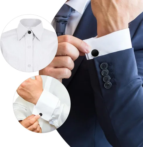 Miniatura 3 de Ouligay Extensores de cuello, extensores de cuello de camisa, pantalones, extensor de botón, extensor de botón, extensor de botón de cuello