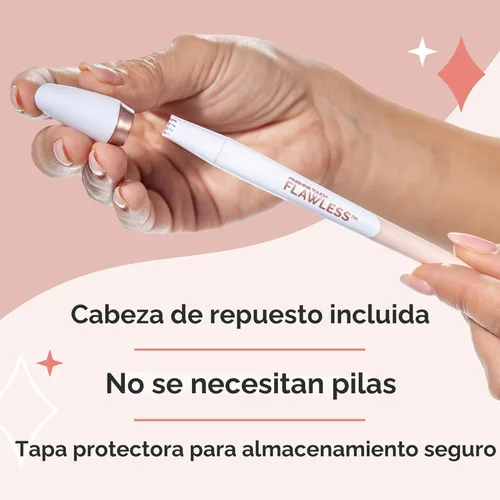 Miniatura 5 de Finishing Touch Flawless Removedor de pelos sueltos, herramienta de depilación de micro-hojas precisa, diseñada para cortar sin dolor pelos sueltos