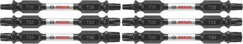 Miniatura 14 de Bosch ITDET25601 Broca Impact Tough, 1 pieza, 6 pulgadas, torque 25, de doble punta para destornillador eléctrico (Paquete de 2)