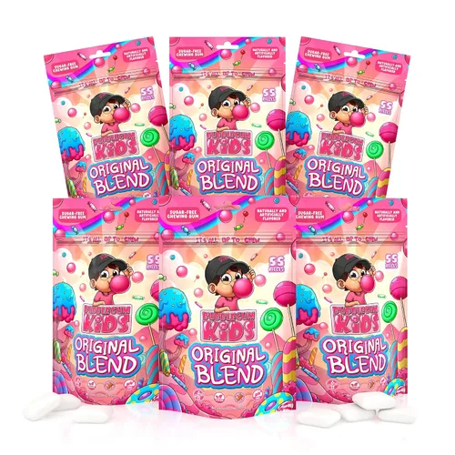 Miniatura 17 de Bubblegum Kids Hannah's Frozen Banana - Goma de mascar sin azúcar Relleno de calcetines, dulces navideños, recuerdos de fiesta, goma de mascar sin