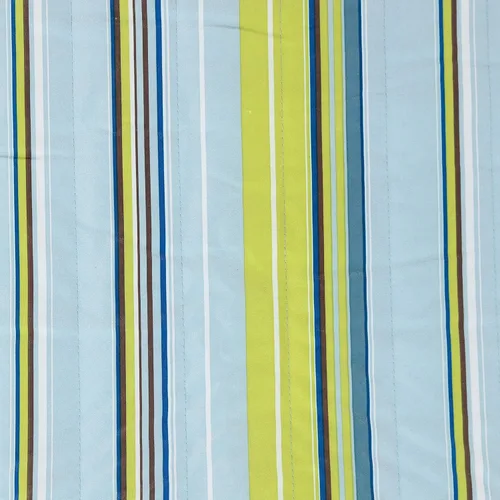 Miniatura 9 de Hamaca Sunnydaze acolchada, de tela doble, para 2 personas, Tradicional, Azul claro Azul y Verde