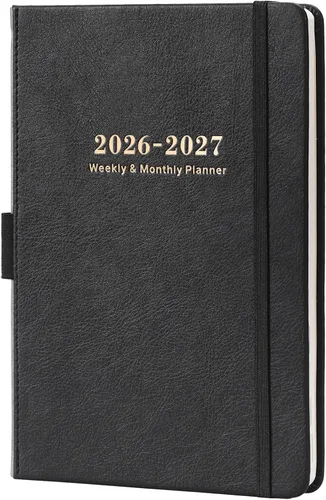 Miniatura 12 de Agenda 2026 – Agenda cristiana 2026, enero 2026 a diciembre 2026, 5.7 x 8.4 pulgadas, agenda semanal mensual 2026 con calcomanías, agenda diaria