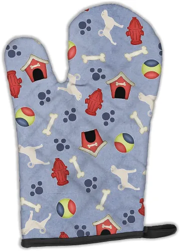 Miniatura 54 de Caroline's Treasures BB4872OVMT - Guante de horno de Navidad Affenpinscher resistente al calor, grueso para sartenes calientes y horno, manopla