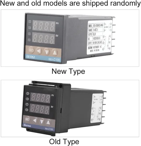 Miniatura 8 de Controlador de temperatura PID digital REX-C100 Regulador de temperatura del termostato 100-240 V Salida de relé 1500VAC, 14 bits