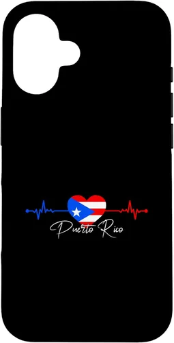 Miniatura 32 de Puerto Rico Boricua Heartbeat Puerto Rican Flag Case for iPhone 17